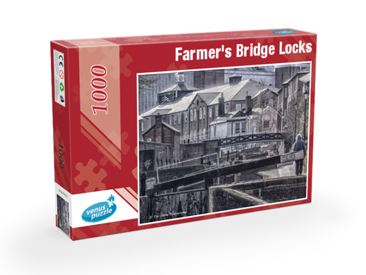 Farmer's Bridge Locks 1,000 piece jigsaw Puzzle.