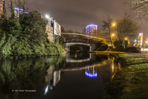Bentley Bridge at Night.