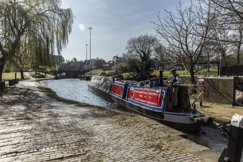 Hadar leaving Wolverhampton Top Lock.